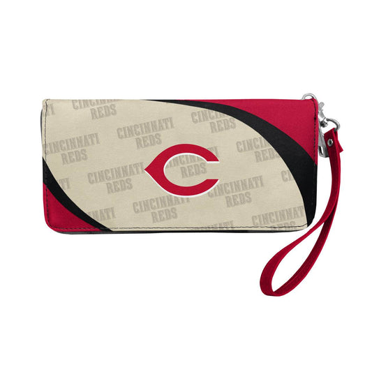 Cincinnati Reds Curve Organizer Wallet Detachable Wristlet - ToylandEU