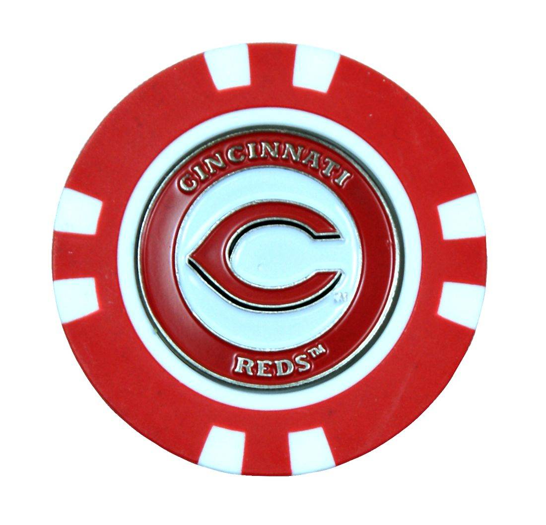 Cincinnati Reds Golf Chip With Magnetic Enamel Marker - ToylandEU