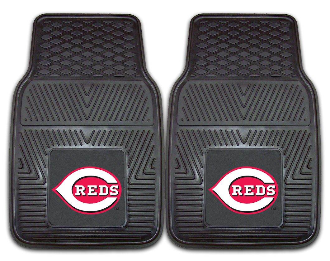 Cincinnati Reds Heavy Duty 2-Piece Vinyl Car Mats - Special Order - ToylandEU