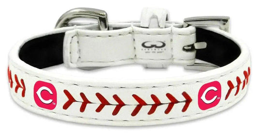  Cincinnati Reds Leather Baseball Pet Collar Classic Toy -  ToylandEU™