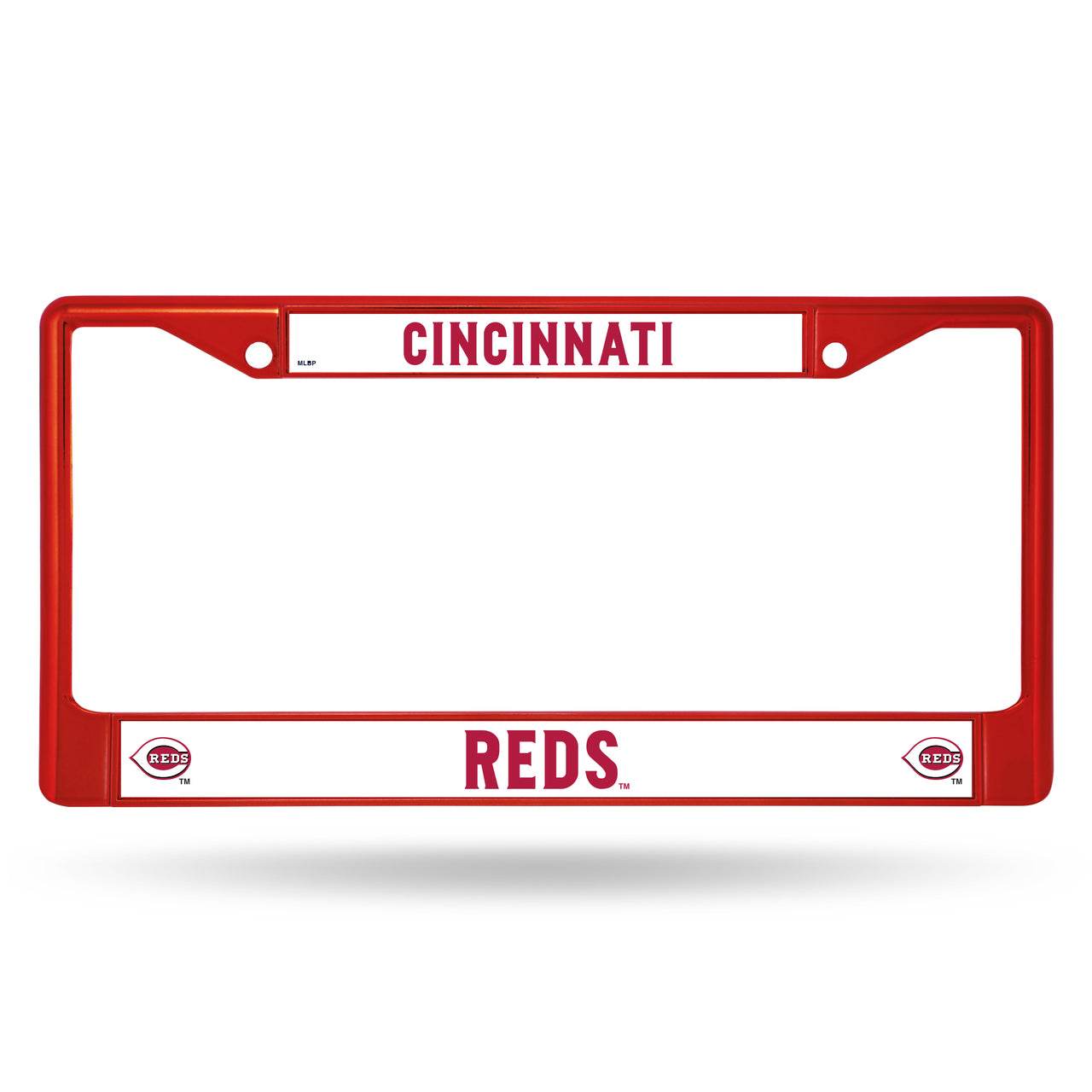 Cincinnati Reds License Plate Frame Metal Red Official - ToylandEU