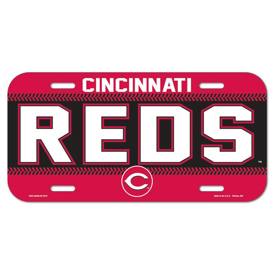 Cincinnati Reds Officially Licensed Plastic License Plate - ToylandEU