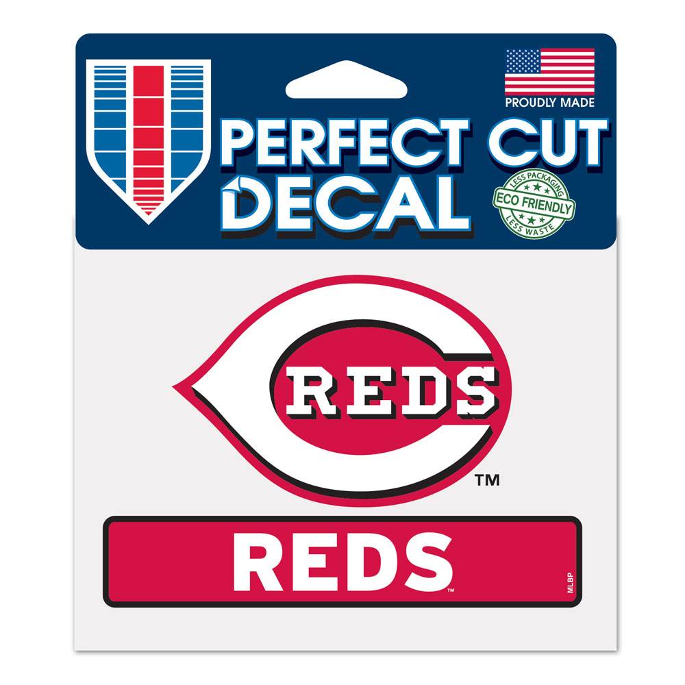 Cincinnati Reds Outdoor Color Decal 4.5x5.75 Perfect Cut - ToylandEU