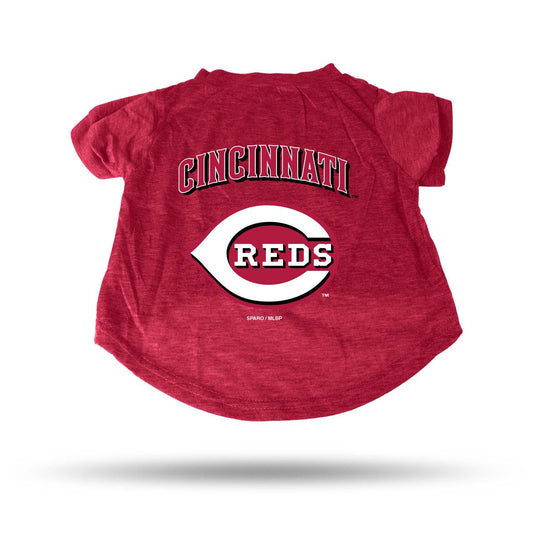 Cincinnati Reds Pet Tee Shirt Size Small Official Team Gear - ToylandEU