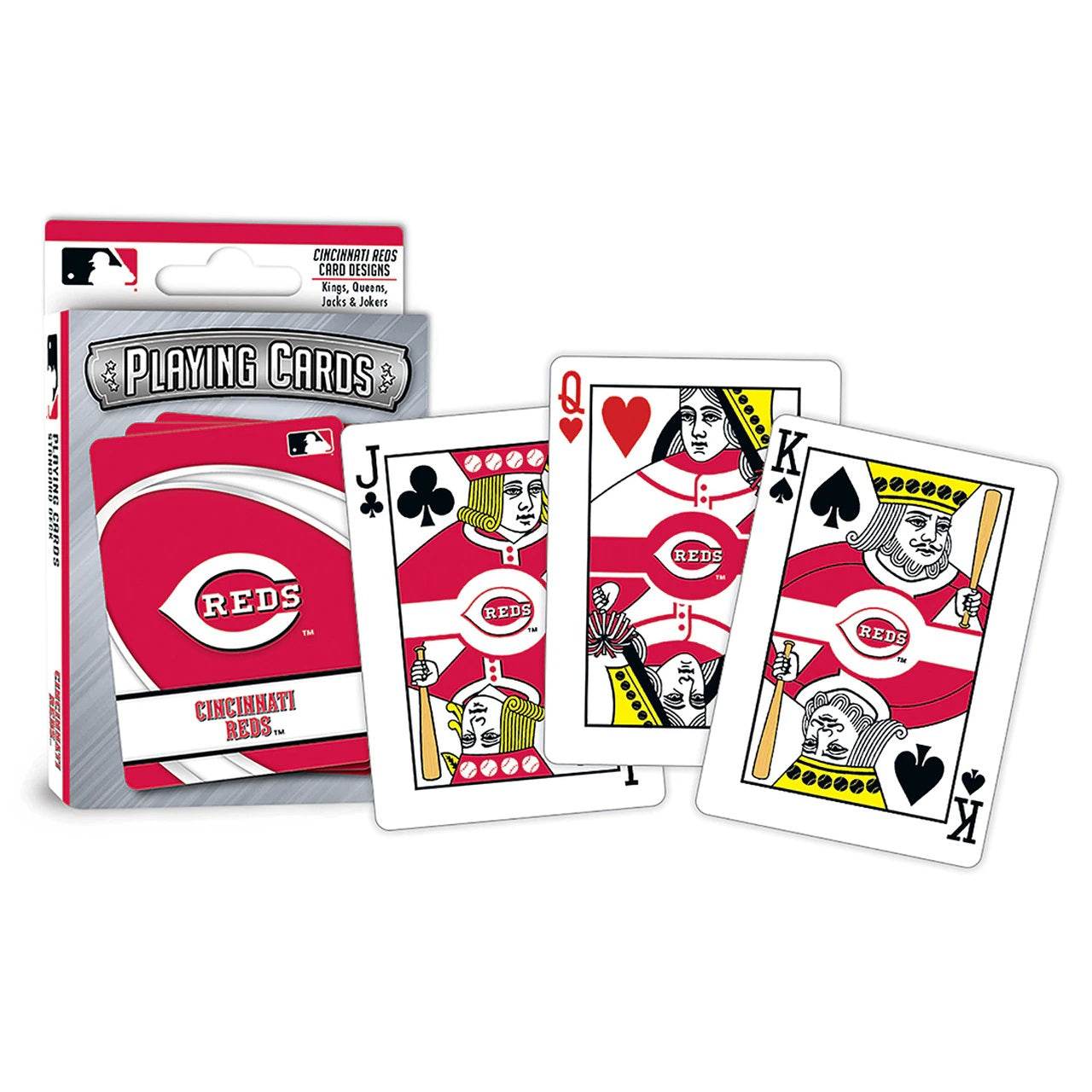 Cincinnati Reds Playing Cards With Team Logo And Jokers - ToylandEU