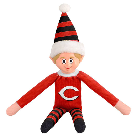 Cincinnati Reds Plush Elf 9.5 Inch Team Ornament Collectible - ToylandEU