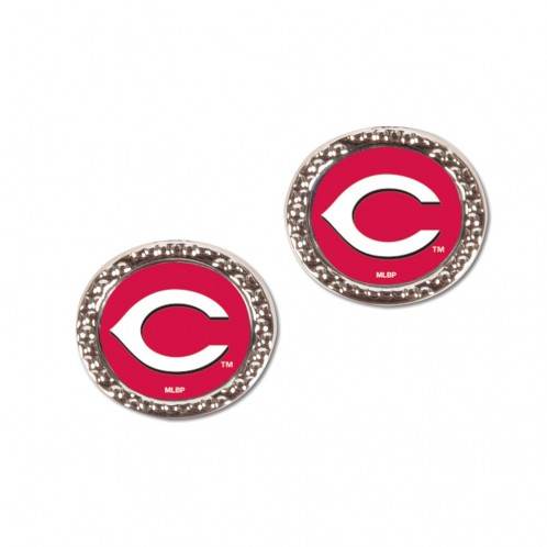 Cincinnati Reds Post Style Earrings Officially Licensed - ToylandEU