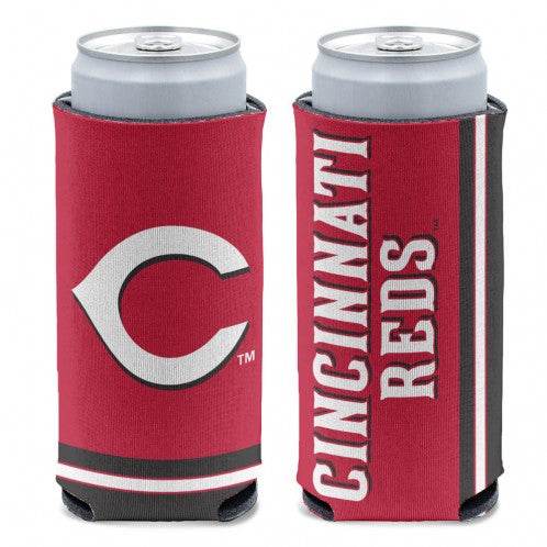 Cincinnati Reds Slim Can Cooler One Eighth Inch Foam - ToylandEU