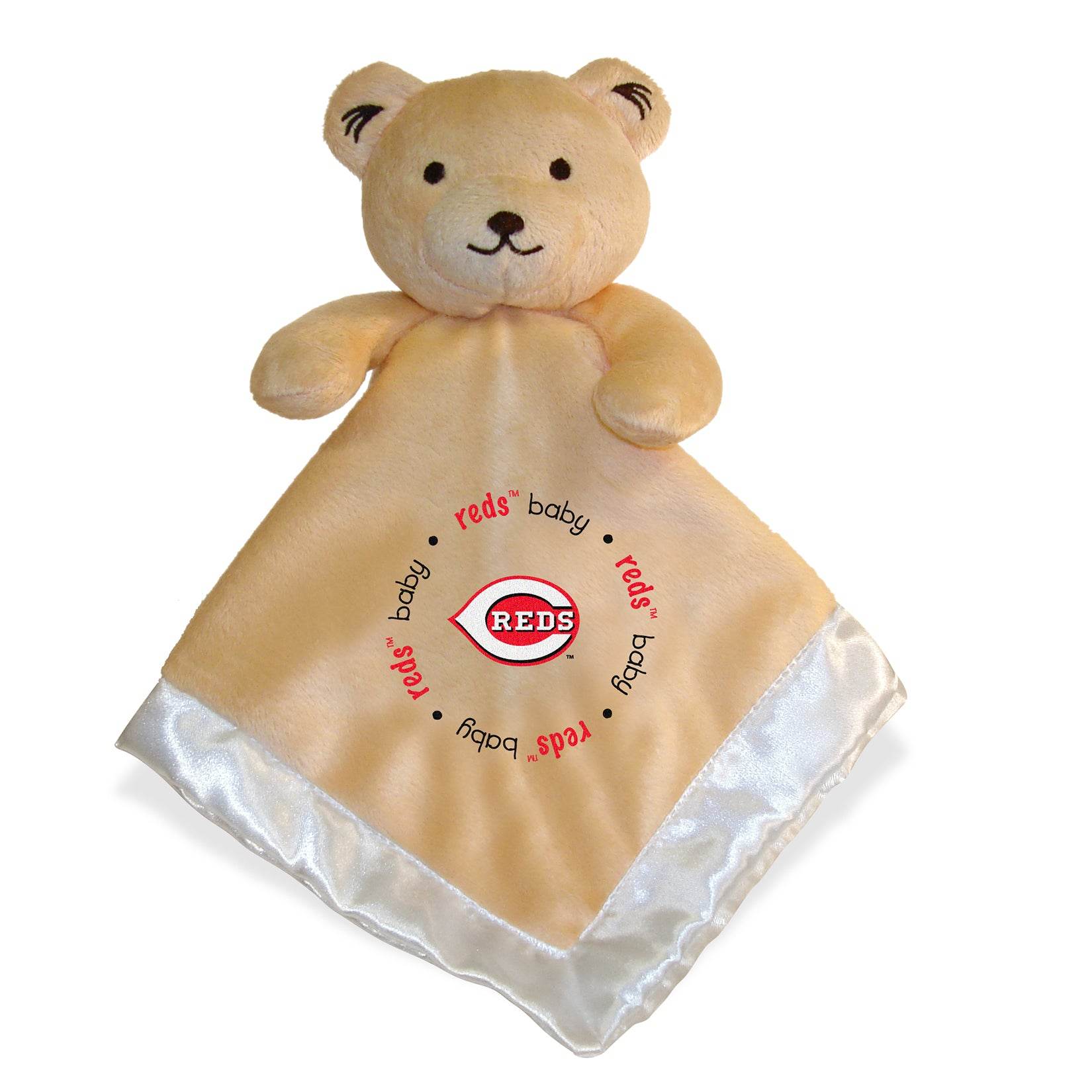Cincinnati Reds Special Order Tan Security Bear Plush Satin - ToylandEU