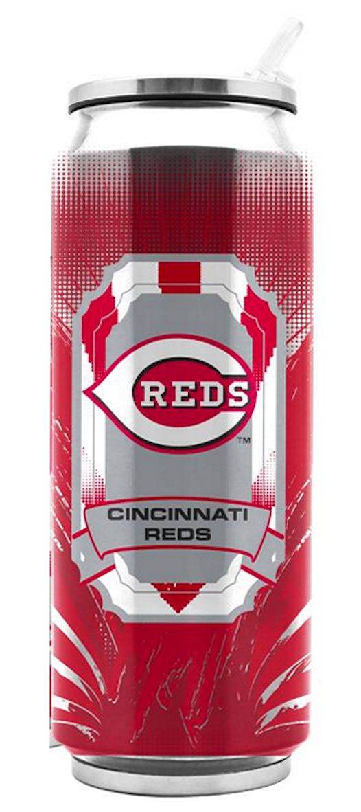 Cincinnati Reds Stainless Steel Thermo Can 16.9 Oz Limited - ToylandEU