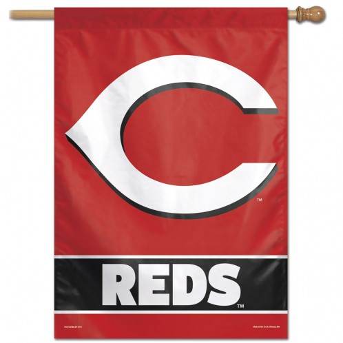 Cincinnati Reds Vertical Banner 28x40 Special Order - ToylandEU