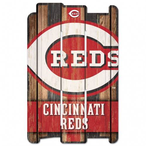 Cincinnati Reds Wood Fence Sign 11x17 Special Order - ToylandEU