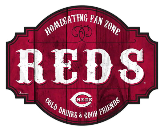 Cincinnati Reds Wood Sign 12 Inch Homegating Tavern -  ToylandEU™