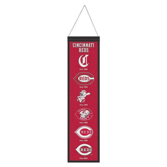  Cincinnati Reds Wool Banner 8x32 Heritage Evolution Design -  ToylandEU™