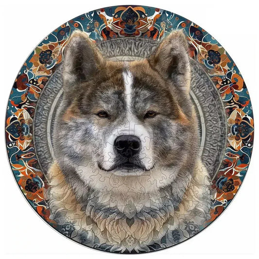 Circular Wooden Animal Jigsaw Puzzle For All Ages 3D - ToylandEU