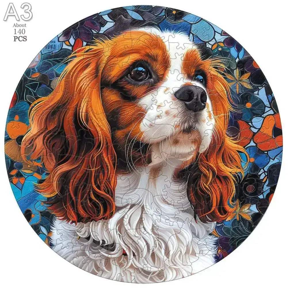 Circular Wooden Animal Jigsaw Puzzle For All Ages 3D - ToylandEU