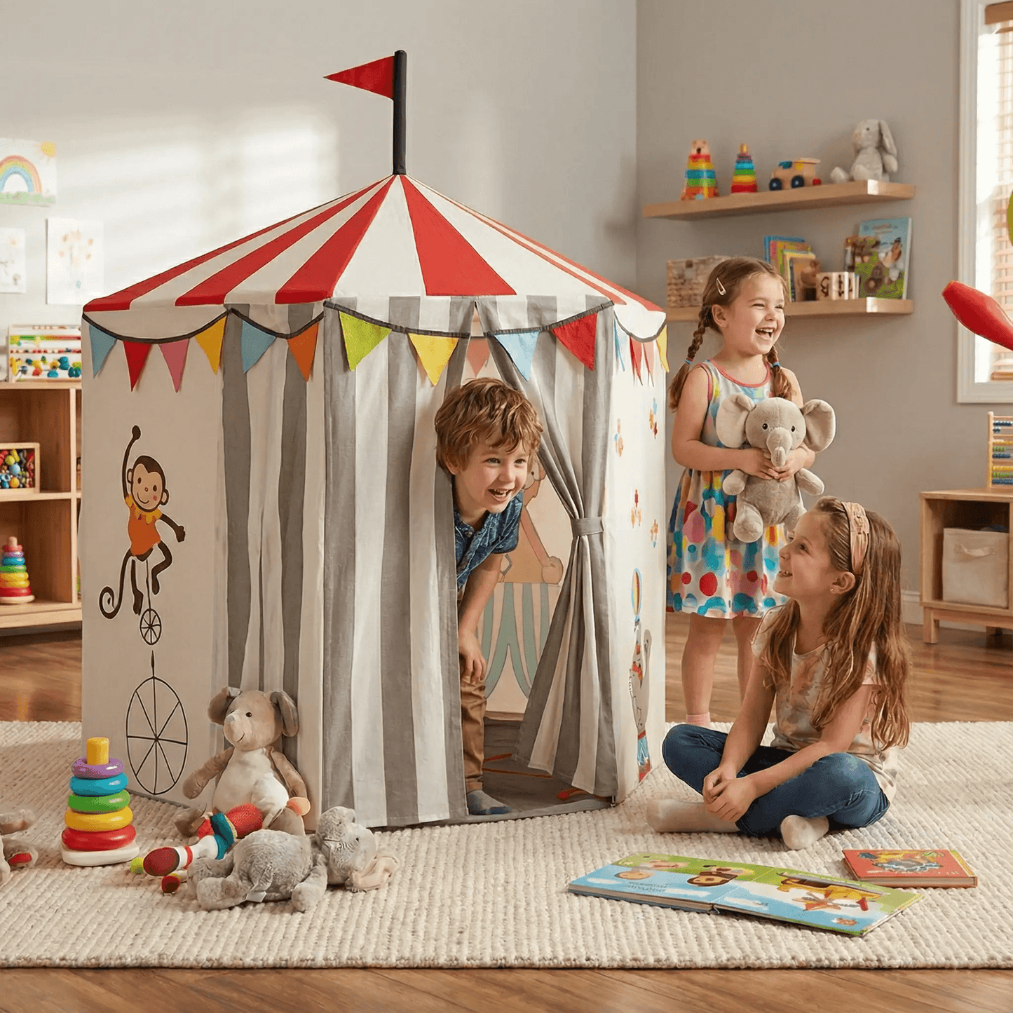 Circus Tent Play Home for Kids - Role Play Kids