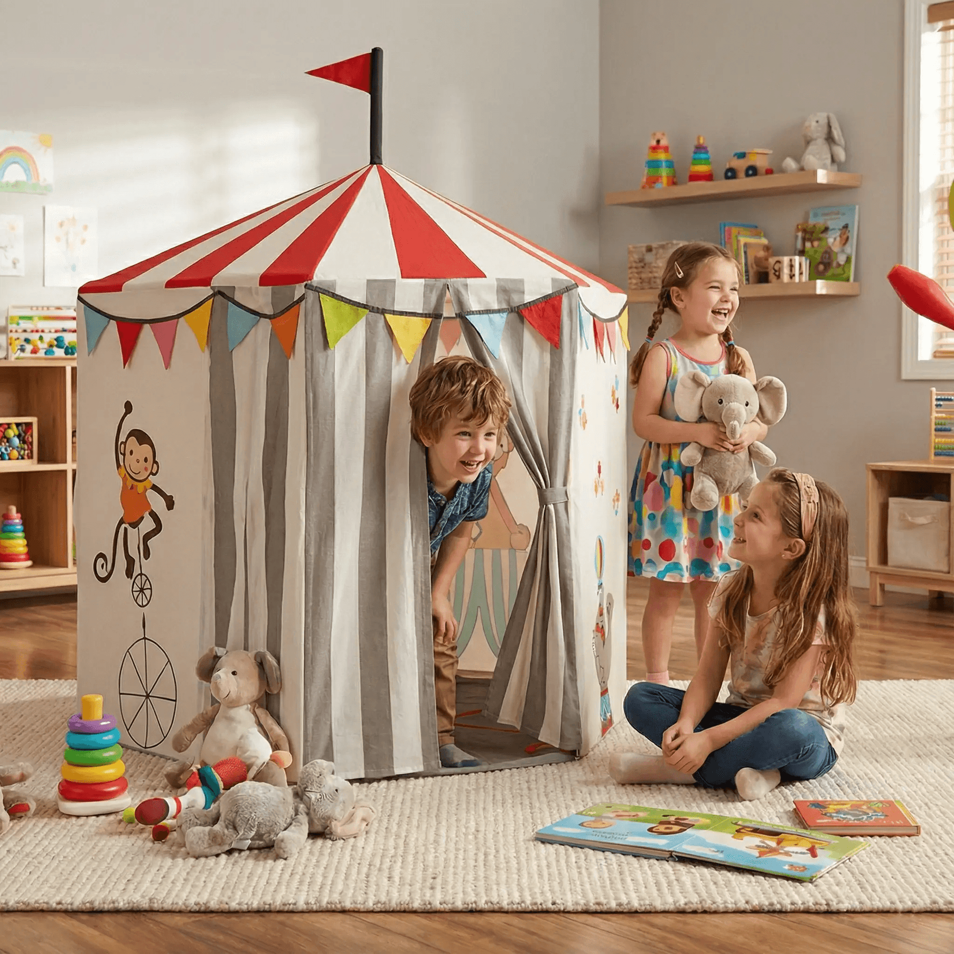 Circus Tent Play Home for Kids - Role Play Kids