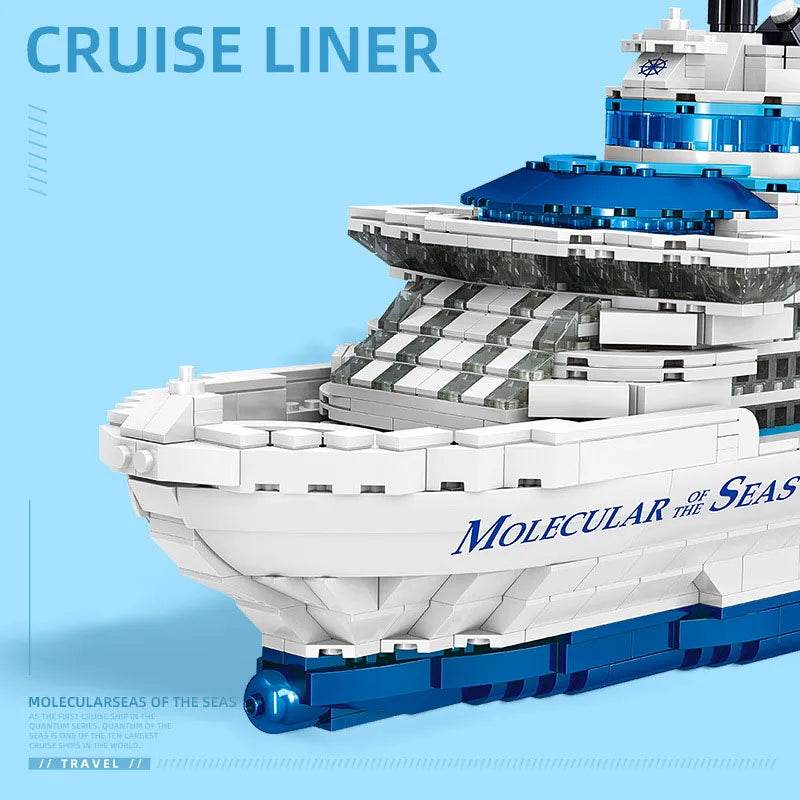 City 2428Pcs Cruise Liner Ship Mini Model Building Blocks - ToylandEU