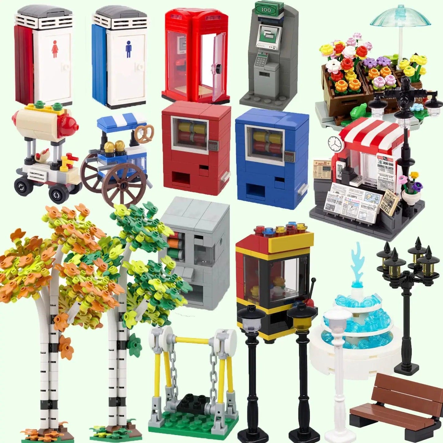 City Building Blocks Lego Compatible Flower Shop Kit -  ToylandEU™