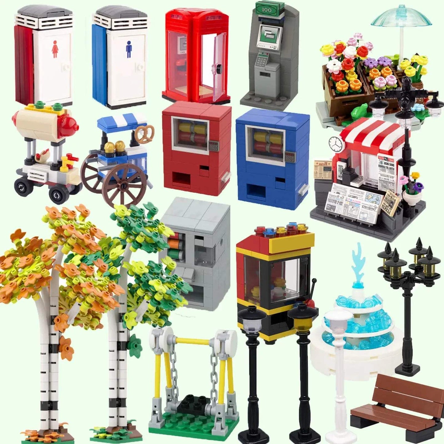  City Building Blocks Lego Compatible Flower Shop Kit -  ToylandEU™