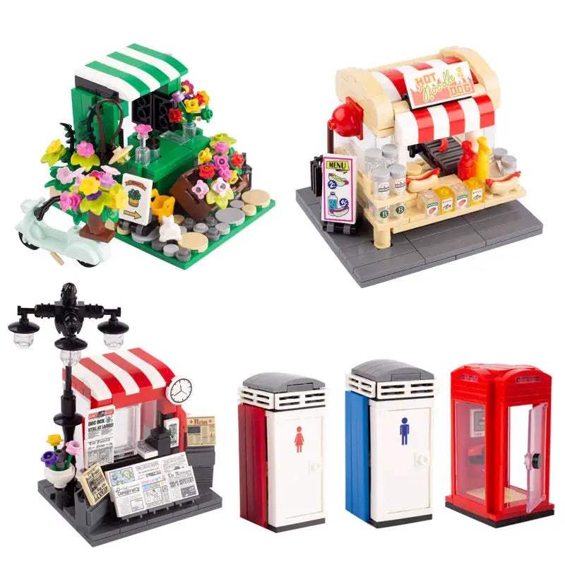  City Building Blocks Lego Compatible Flower Shop Kit -  ToylandEU™