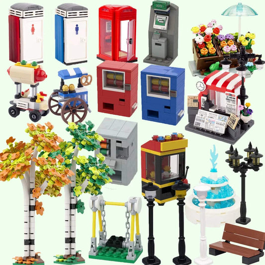  City Building Blocks Lego Compatible Flower Shop Kit -  ToylandEU™