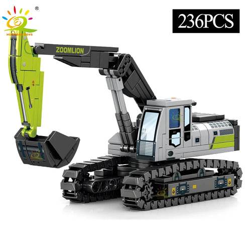 City Construction Crane Forklift Building Blocks Set for Kids - ToylandEU