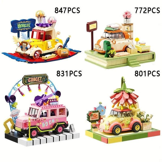 City Creative Car Building Blocks Diy Cute Vehicle Toys - ToylandEU