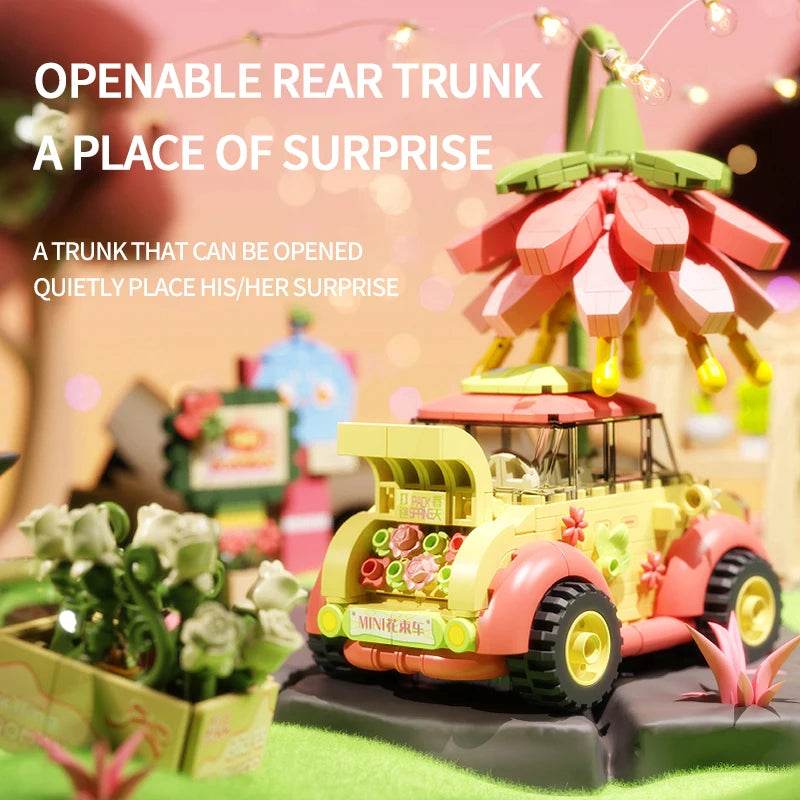 City Creative Car Building Blocks Diy Cute Vehicle Toys - ToylandEU