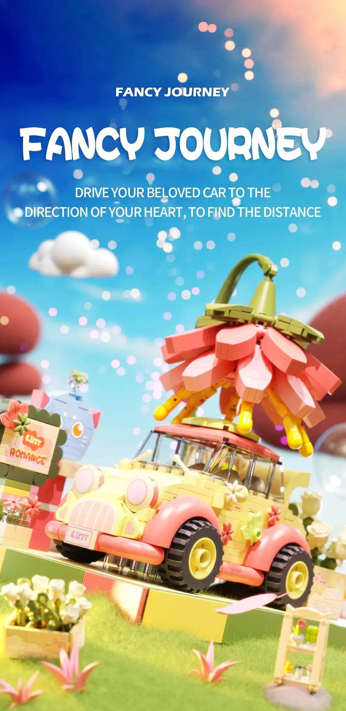 City Creative Car Building Blocks Diy Cute Vehicle Toys - ToylandEU