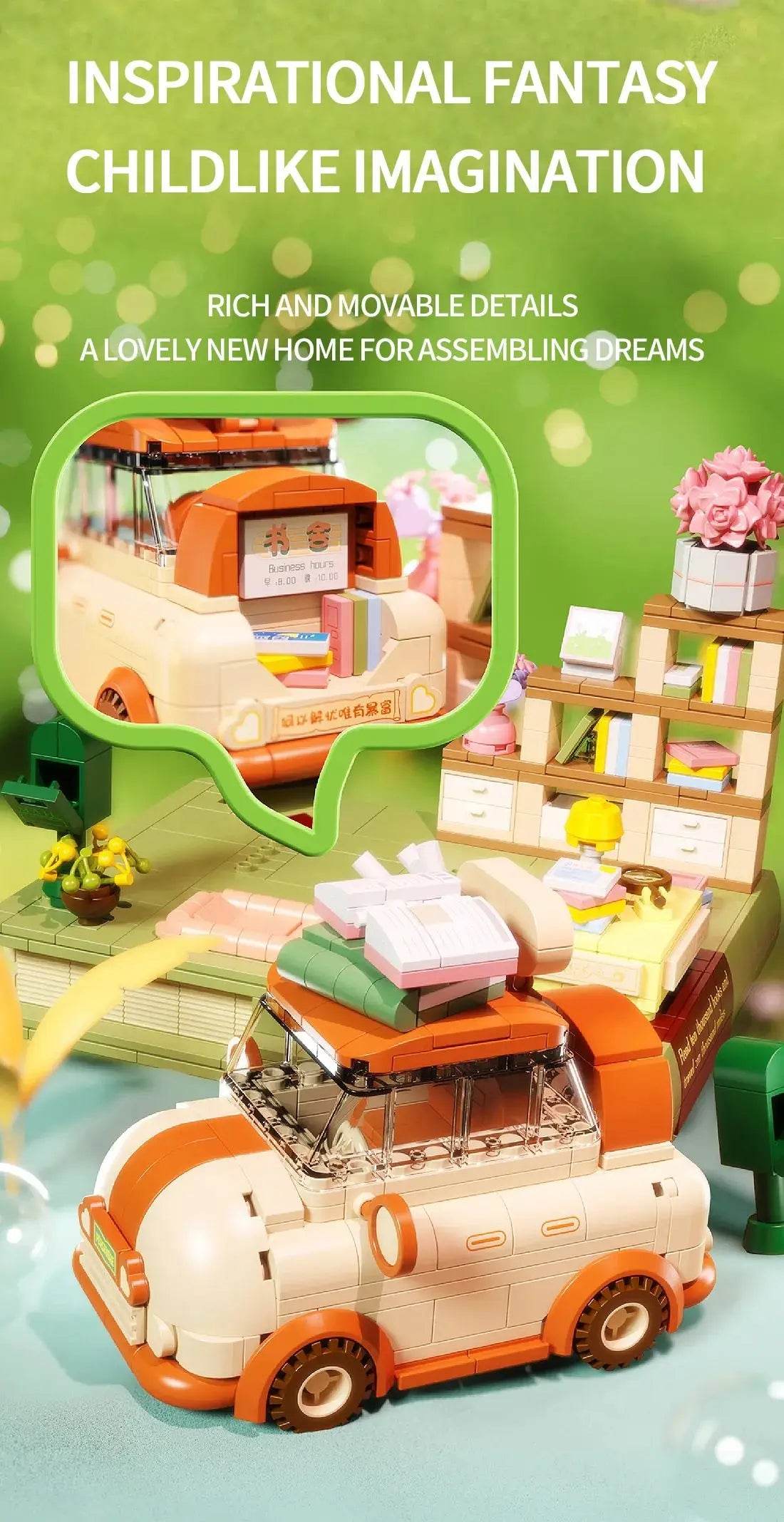 City Creative Car Building Blocks Diy Cute Vehicle Toys - ToylandEU