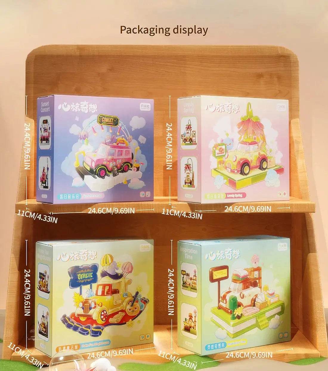 City Creative Car Building Blocks Diy Cute Vehicle Toys - ToylandEU