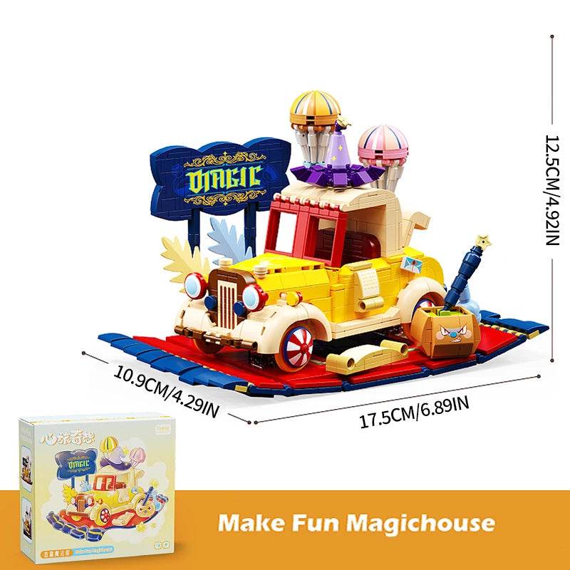 City Creative Car Building Blocks Diy Cute Vehicle Toys - ToylandEU