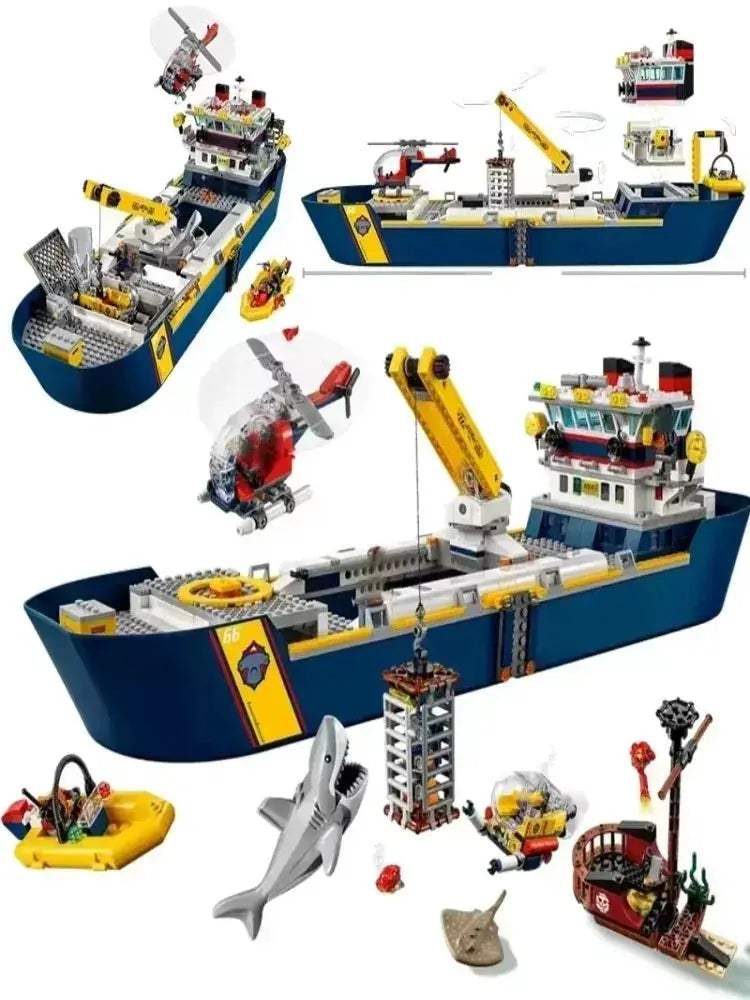 City Cruise Ship Building Blocks For Kids Educational Toy - ToylandEU