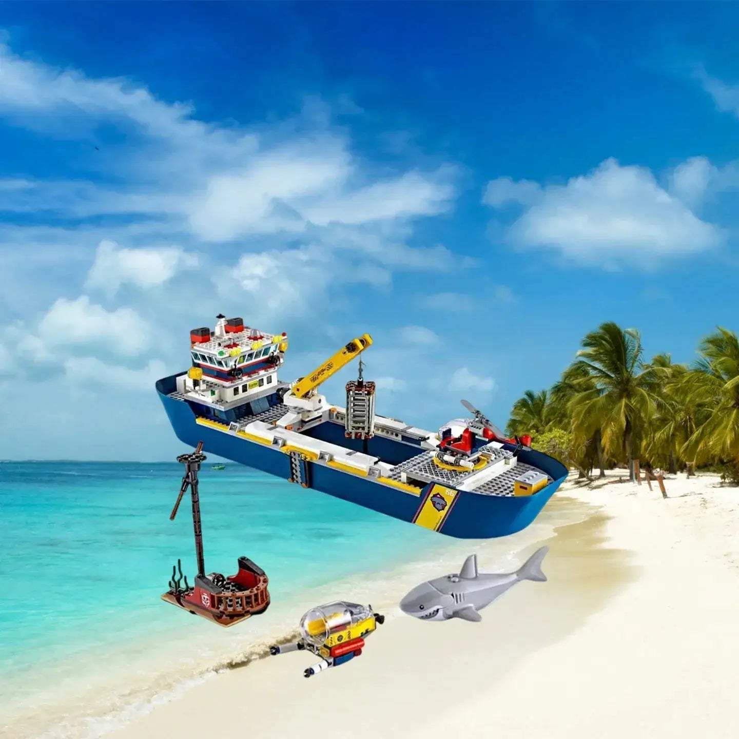 City Cruise Ship Building Blocks For Kids Educational Toy - ToylandEU