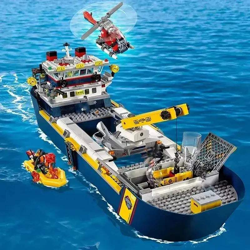 City Cruise Ship Building Blocks For Kids Educational Toy - ToylandEU