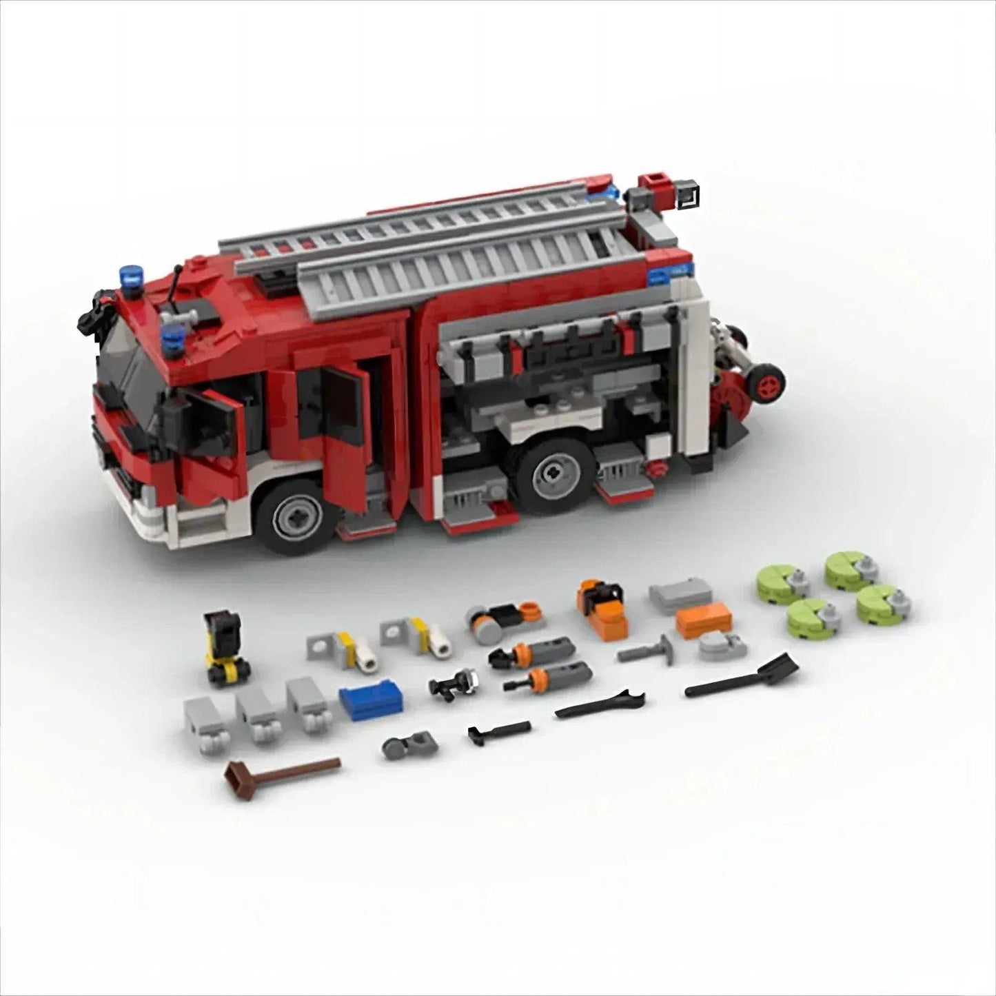  City Fire Truck Building Blocks Set Lego Compatible Durable -  ToylandEU™