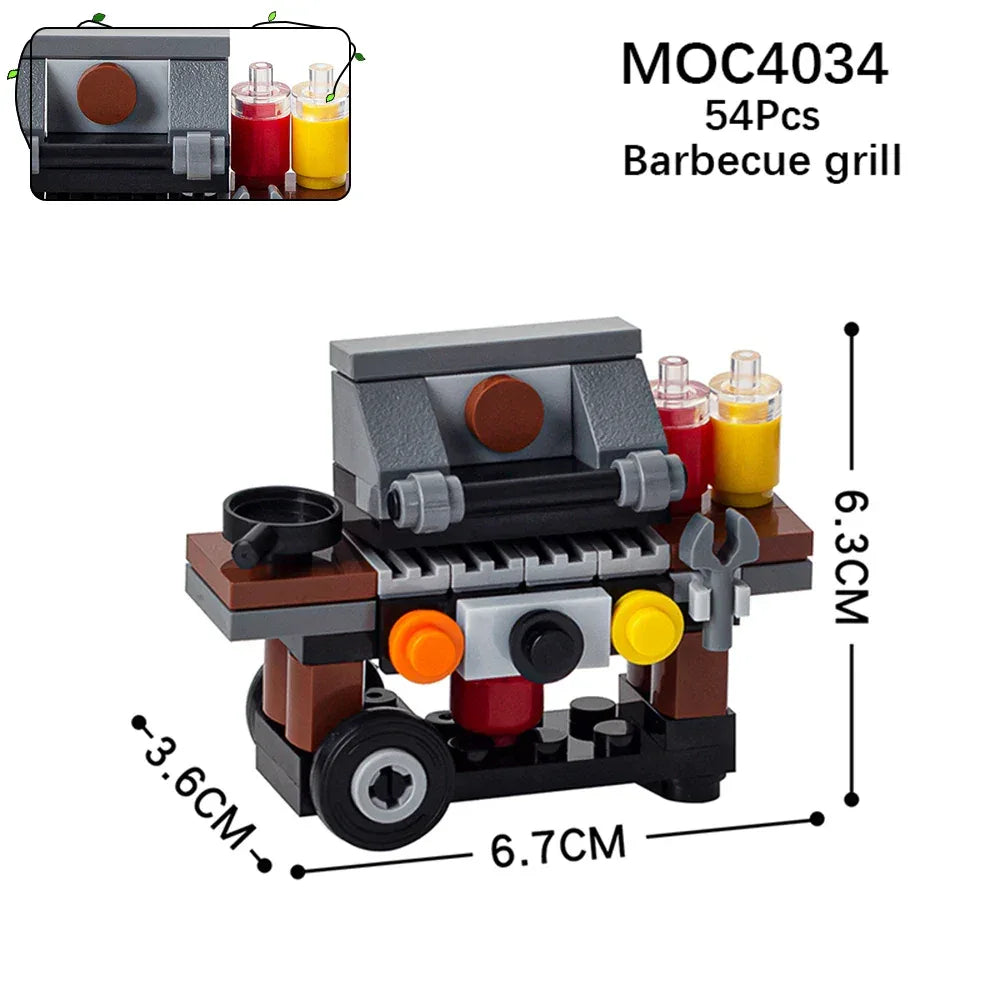 City Furniture Building Blocks Set For Kids DIY MOC Toys - ToylandEU