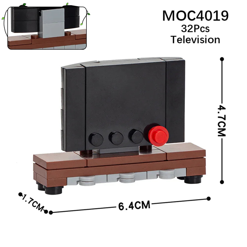 City Furniture Building Blocks Set For Kids DIY MOC Toys - ToylandEU
