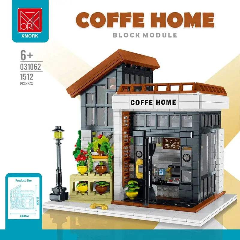 City Light Coffee House Building Blocks for Creative Play - ToylandEU