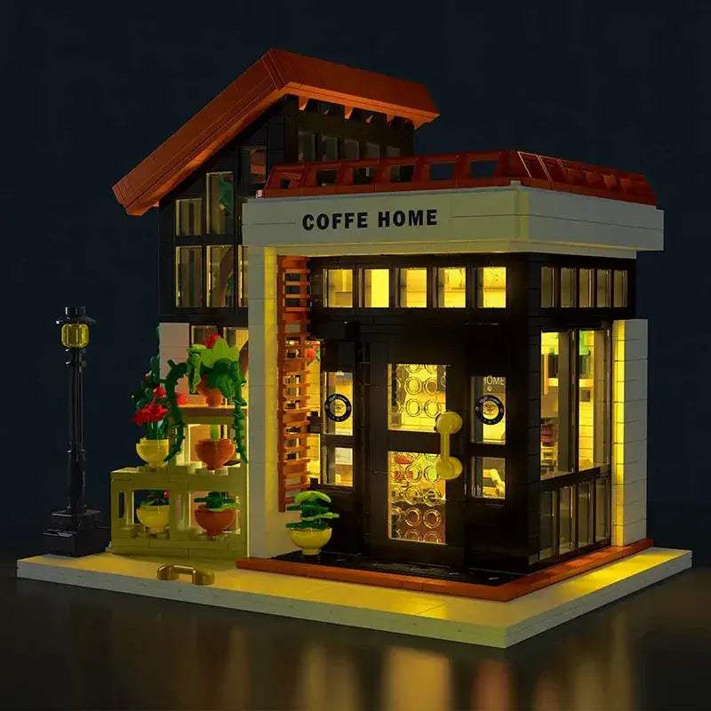 City Light Coffee House Building Blocks for Creative Play - ToylandEU