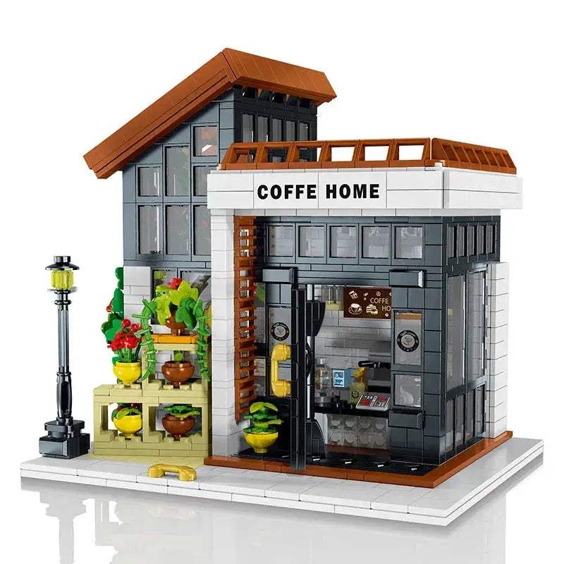 City Light Coffee House Building Blocks for Creative Play - ToylandEU