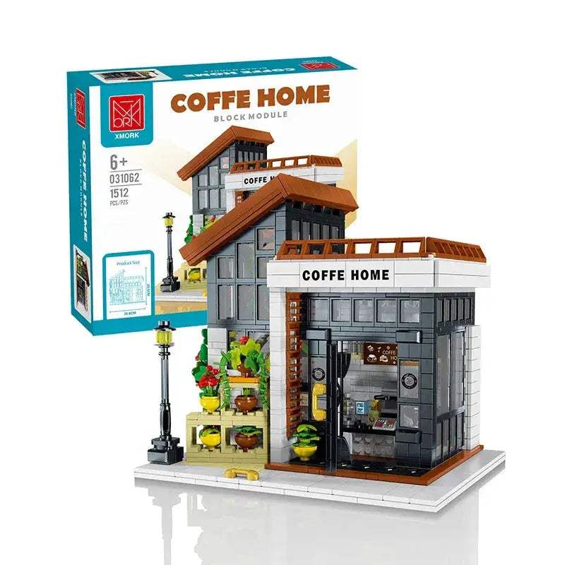 City Light Coffee House Building Blocks for Creative Play - ToylandEU