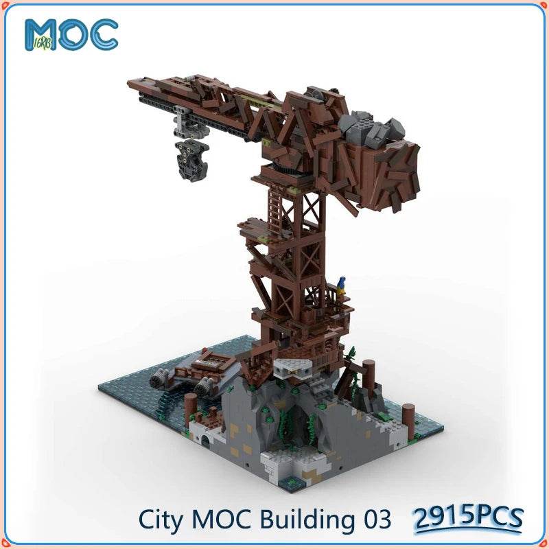 City Model MOC Building Blocks DIY Assemble Castle Architecture Building Bricks MOC - ToylandEU