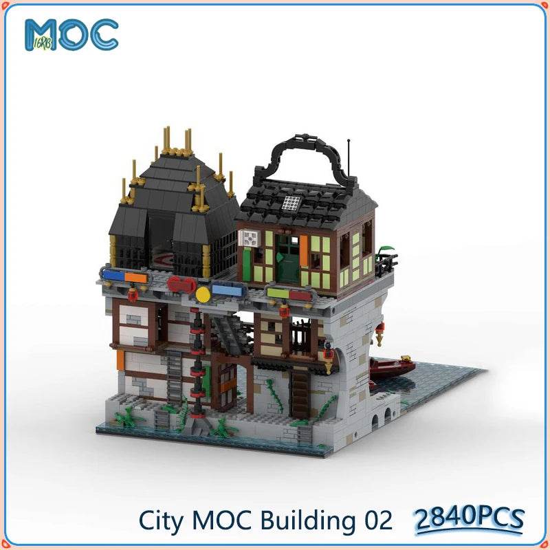 City Model MOC Building Blocks DIY Assemble Castle Architecture Building Bricks MOC - ToylandEU