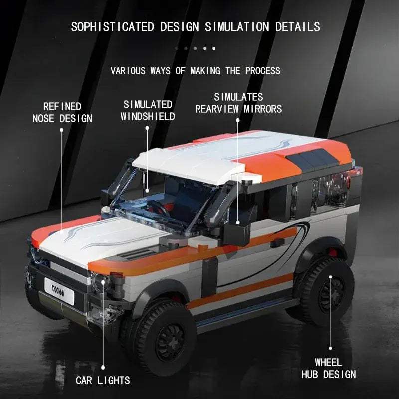 City Off Road Vehicle Lego Compatible Educational Blocks Kit - ToylandEU
