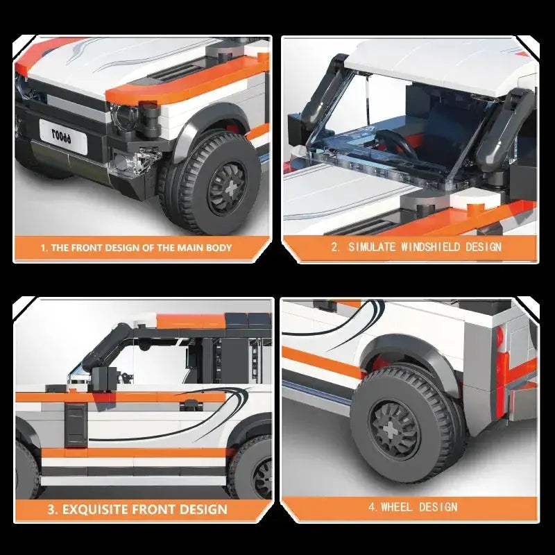 City Off Road Vehicle Lego Compatible Educational Blocks Kit - ToylandEU