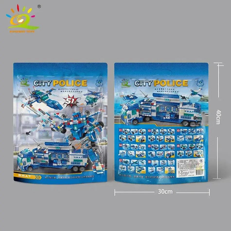  City Police Building Blocks 8in1 Lego Compatible Set -  ToylandEU™
