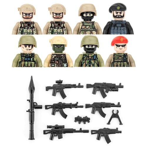 Special Forces Military Bricks | Army Soldier Figures Building Blocks ToylandEU.com Toyland EU